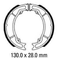 FERODO BRAKE SHOE SET - FSB960