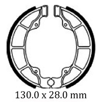 FERODO BRAKE SHOE SET - FSB966 [NO SPRINGS SUPPLIED]