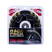 PRO PACK - RK CHAIN & SPR KIT GOLD+BLACK 13/48 CRF250R 18-21