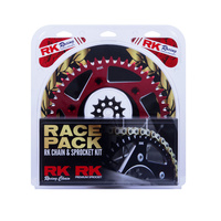 PRO PACK - RK CHAIN & SPR KIT GOLD+RED 13/49 CRF250R 18-21