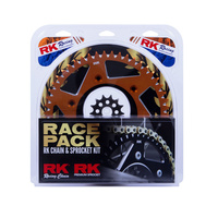 PRO PACK - RK CHAIN & SPR KIT GOLD+ORANGE 13/48 KTM SX-F 06-25