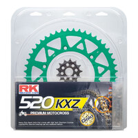 LITE PACK - RK CHAIN & SPR KIT GREEN 13/50 KX450F 06-25