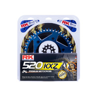 LITE PACK - RK CHAIN & SPR KIT BLUE 13/49 YZ250F 01-25