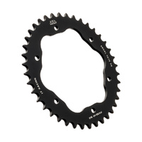 JT REAR ALLOY SPROCKET - BLACK - 43T 520P - 760 OR 770 ADAPTOR REQ