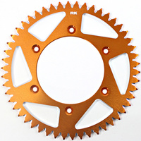 RK ALLOY RACING SPROCKET - 49T 520P - ORANGE