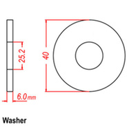 SPACER TO MAKE 490 SERIES (W/OUT CUSH)