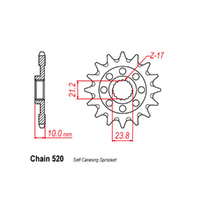 FRONT SPROCKET - STEEL 13T 520P