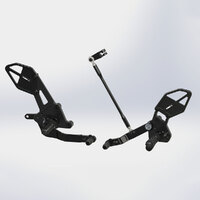 VORTEX - REARSETS : YAMAHA MT-07 18-25