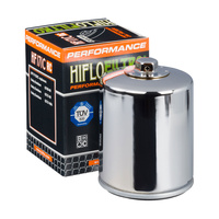 HIFLOFILTRO - OIL FILTER HF171CRC CHROME (With Nut)  CTN50