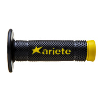 ARIETE HAND GRIPS - VULCAN - OFF ROAD - BLACK YELLOW :02643-GN