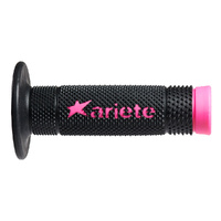 ARIETE HAND GRIPS - VULCAN - OFF ROAD - BLACK PINK : 02643-PFN