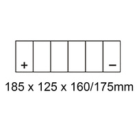 ROADSTAR, STD: 12N24-4 / T3 [24Ah] CTN2 (DG8.2 - UN2796)