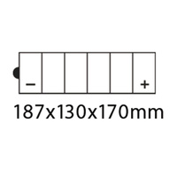 HAIJIU 12V BAT WAP: #53030 / C60-N30L-A [30Ah] CTN2 (DG8.2 - UN2796)