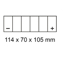 ROADSTAR, MF: CTX5L-BS / T4 [4Ah] CTN8 (DG8.2 - UN2796)