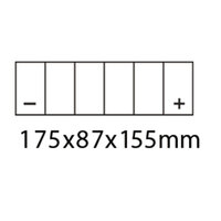 ROADSTAR, MTFH: CTX20HL-BS H/DUTY [18Ah] CTN4 (DG8.2 - UN2796)