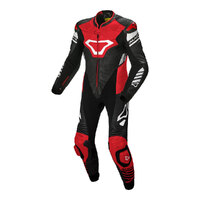 Macna Suit Tracktix 1pce Blk/Red/Wht