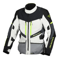 Macna Jacket Domane Light Grey/Fluro