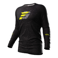 SHOT CONTACT JERSEY SPECK BLACK/NEON YELLOW