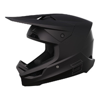 SHOT RACE HELMET SOLID BLACK MATT MIPS