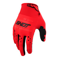 SHOT VISION GLOVES RED 08/S