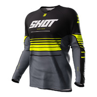 SHOT RAW KIDS JERSEY PEAK NEON YELLOW