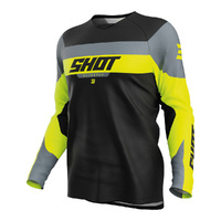 SHOT DRAW LEAGUE KIDS JERSEY NEON YELLOW