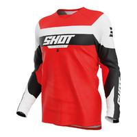 SHOT DRAW LEAGUE KIDS JERSEY RED