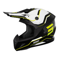 SHOT PULSE LINES HELMET BLACK/NEON YELLOW GLOSSY