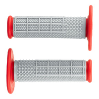 STATES MX PRO SERIES DIAMOND MX HAND GRIPS HALF WAFFLE RED