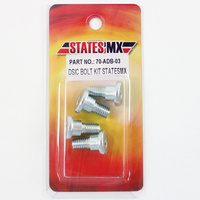 STATES MX - DISC BOLT KIT [4 PCE] KXF REAR