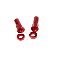 RIM LOCK NUT KIT RED STATES MX