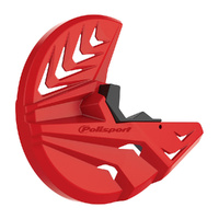 POLISPORT DISC & BOTTOM FORK PROTECTOR RED GASGAS 21-24