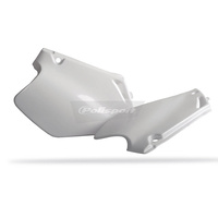 POLISPORT SIDE COVERS HONDA CR125 95-97/CR250 95-96 - WHITE [B7]