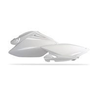 POLISPORT SIDE COVERS HONDA CRF - WHITE/WHITE [B6]