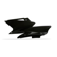 POLISPORT SIDE COVERS KAWASAKI KXF - BLACK