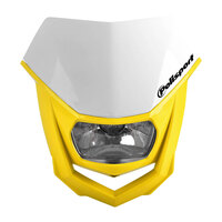 POLISPORT HEADLIGHT HALO - SUZUKI YELLOW/WHITE [B6]