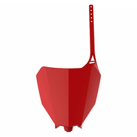 POLISPORT FRONT NUMBER PLATE HONDA - RED