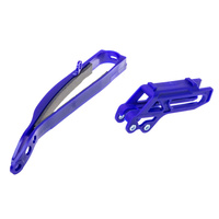 POLISPORT CHAIN GUIDE & SLIDER KIT YAMAHA - BLUE [B12]