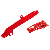 POLISPORT CHAIN GUIDE & SLIDER KIT HONDA - RED [B12]