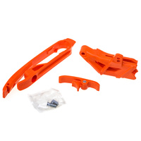 POLISPORT CHAIN GUIDE & SLIDER KIT KTM - ORANGE [B12]