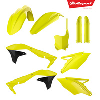 POLISPORT MX KIT KAWASAKI KX450F 16-18 - FLUORO YELLOW (INCL F/G)