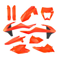 POLISPORT ENDURO KIT KTM EXC/EXC-F 17-19 - FLO ORANGE 