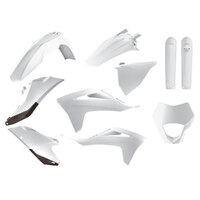 POLISPORT ENDURO KIT GAS GAS EC/ECF - WHITE 21-23 (INCL H/L MASK)