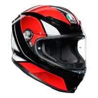 AGV K6 - HYPHEN BLK/RED/WHT