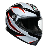 AGV K6 FLASH MATT BLACK/GREY/RED