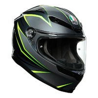 AGV K6 FLASH GREY/BLACK/LIME