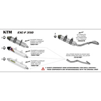 SPC - ARROW 72101PD [AOE]: COLLECTOR INOX - KTM EXC-F 350 12