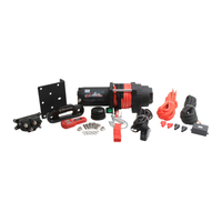 ALL BALLS 4 BOLT WINCH 6000LB with 33FT SYNTHETIC ROPE