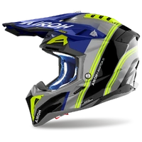 AIROH AVIATOR 3 HIMA BLUE GLOSS