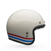 BELL CUSTOM 500 STRIPES PRL WHITE  HELMET